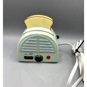 Scentsy Morning Toaster Ceramic Wax Warmer Plug In Cord Retro